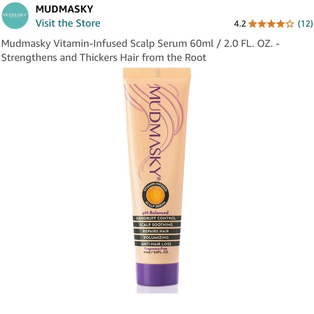 Mudmasky scalp serum - BRAND NEW UNOPENED